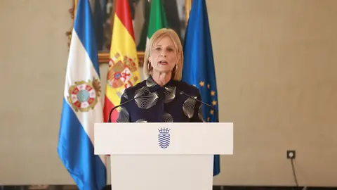 Mar&iacute;a Jos&eacute; Garc&iacute;a-Pelayo en la rueda de prensa | C.G.