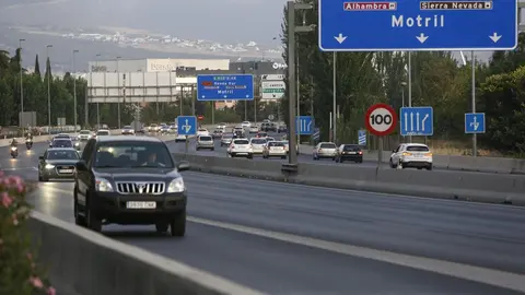 La autov&iacute;a A-92, carretera en la que se ha producido el accidente