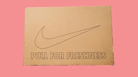 Caja de pedido online de NIKE
