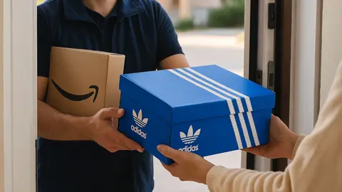 Reparto de Adidas por Amazon