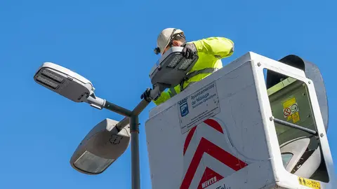 Renovaci&oacute;n del alumbrado p&uacute;blico en M&aacute;laga