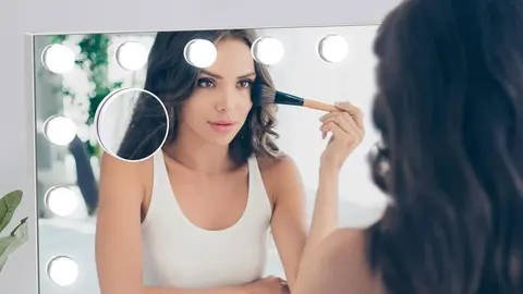 Espejo Maquillaje con luz Moziel en Amazon