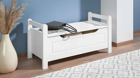 Banco con espacio de almacenamiento, Livarno Home de Lidl