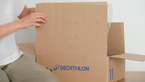 Caja de pedido de Decathlon