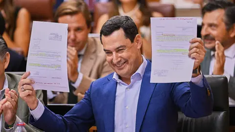 El presidente de la Junta de Andaluc&iacute;a, Juanma Moreno | Salvador L&oacute;pez Medina