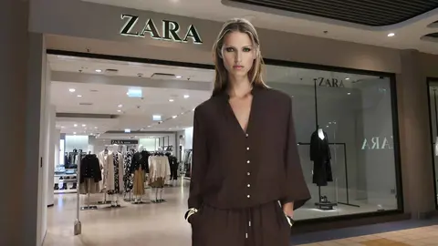 Blusa bambula de Zara