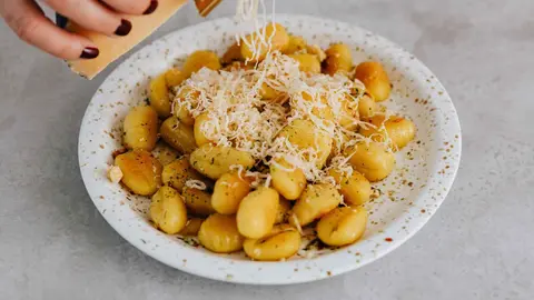 Gnocchi de pollo y verduras Hacendado ultracongelados de Mercadona