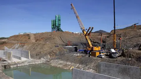 Las obras de la presa de Alcolea no avanzan