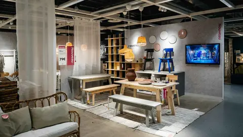 Interior de una tienda de Ikea