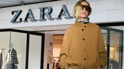 Cazadora bomber de piel ZW COLLECTION LIMITED EDITION de Zara