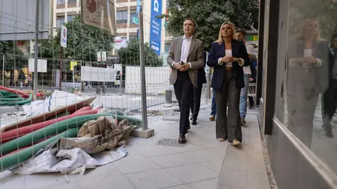 La alcaldesa de Granada,, Marifr&aacute;n Carazo, ha visitado las obras del entorno de Port&oacute;n de Tejeiro