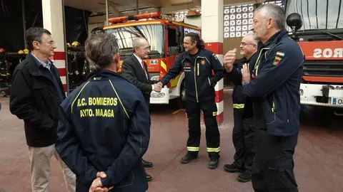 Bomberos del Ayuntamiento de M&aacute;laga en una imagen de archivo