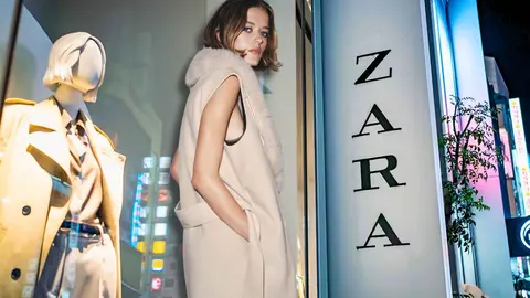 Nuevo chaleco con cuello de pelo de Zara - Inditex