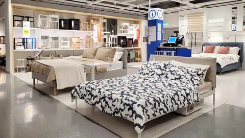 Interior de una tienda de Ikea