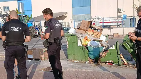 Vertido de residuos en Jerez