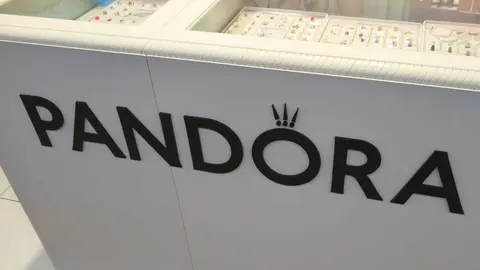 Secci&oacute;n de joyer&iacute;a Pandora