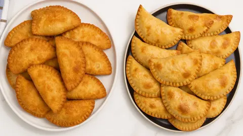 Empanadillas caseras de pollo con gorgonzola
