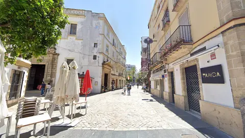 Calle Consistorio, centro de Jerez