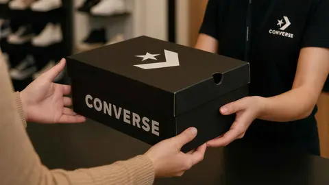 Caja de zapatillas Converse