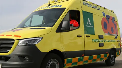 Una ambulancia en una foto de archivo