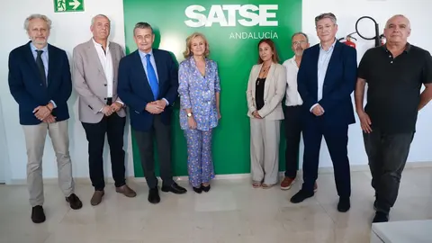Antonio Sanz se ha reunido con integrantes del SATSE en Andaluc&iacute;a