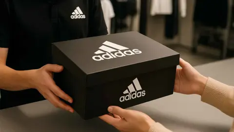 Caja de zapatillas de Adidas
