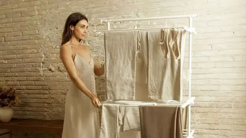 Tendedero vertical XXL Newlux Fold Care V60 de Carrefour