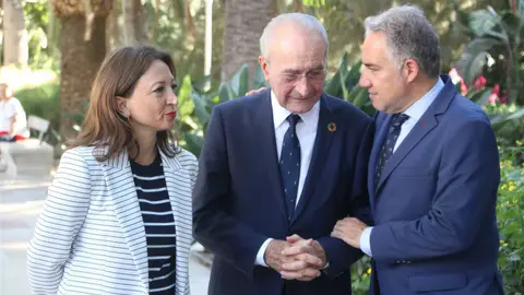 Patricina Navarro, Francisco de la Torre y El&iacute;as Bendodo