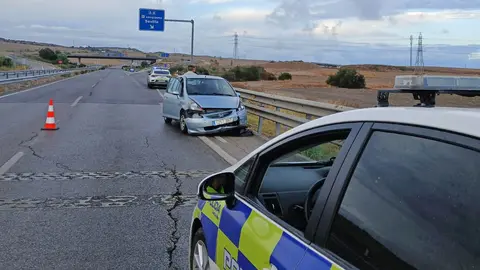 Accidente A-4 Jerez - C&aacute;diz en direcci&oacute;n a El Puerto de Santa Mar&iacute;a | El MIRA