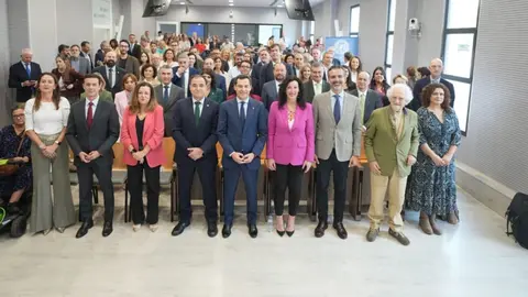 Juanma Moreno ha participado en un acto en Almer&iacute;a