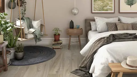 Suelo vin&iacute;lico Lux efecto madera natural de Leroy Merlin