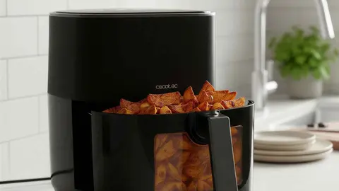 Largas colas en El Corte Ingl&eacute;s por esta freidora de aire potente, moderna e ideal para cocinas peque&ntilde;as