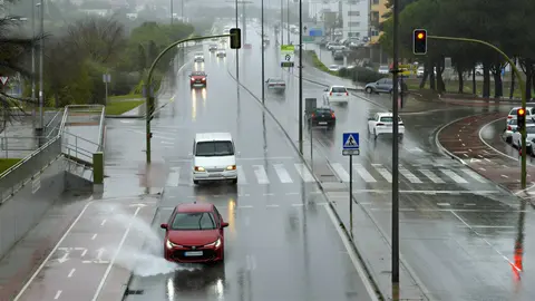 Lluvia en Jerez