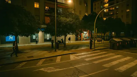 Plaza del Caballo de madrugada, Jerez