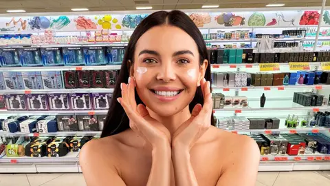 Una mujer en un supermercado de Mercadona