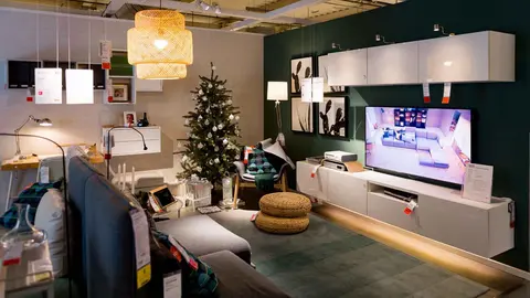 Interior de una tienda de Ikea