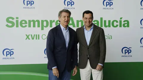 Feij&oacute;o y Juanma Moreno