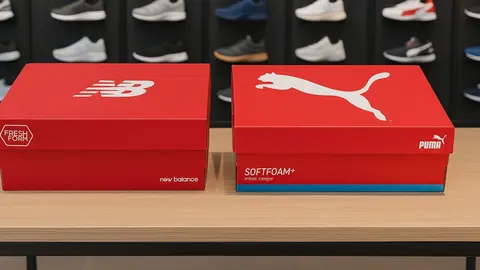 Calzado de New Balance y PUMA