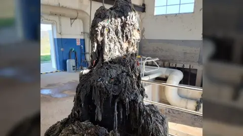 Toallitas incorrectamente desechadas en Jerez