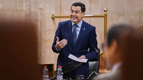 Juanma Moreno interviene en el Parlamento Andaluz | Salvador L&oacute;pez Medina