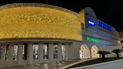 Alumbrado de Navidad en el Corte Ingl&eacute;s de Jerez