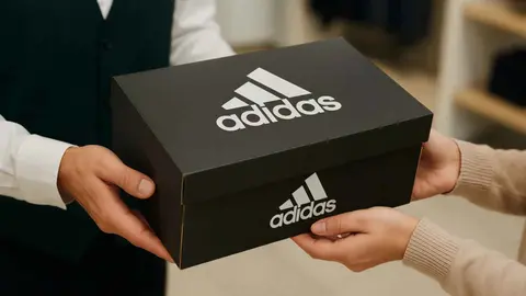 Caja de zapatillas de Adidas