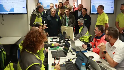 Antonio Sanz ha presidido el Puesto de Mando Avanzado | Cristo Garc&iacute;a