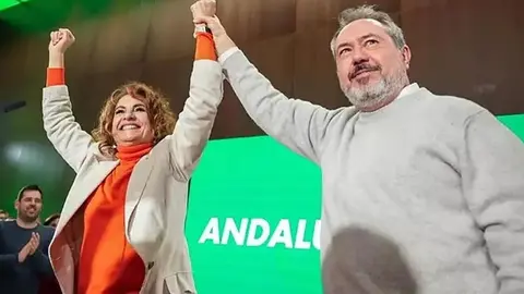 Mar&iacute;a Jes&uacute;s Montero, en una imagen de archivo junto a Juan Espadas (1)