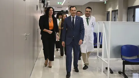 Juanma Moreno, durante una visita reciente a Almer&iacute;a