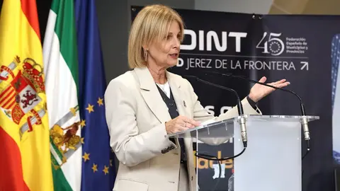 Mar&iacute;a Jos&eacute; Garc&iacute;a-Pelayo durante la inauguraci&oacute;n del Centro de Excelencia y Oficina del Dato | Cristo Garc&iacute;a
