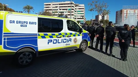 Furg&oacute;n del Grupo Rayo de la Polic&iacute;a Local de C&oacute;rdoba