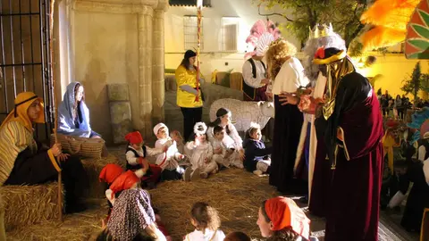 Bel&eacute;n viviente en San Lucas