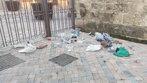 Botell&oacute;n en las zambombas de Jerez