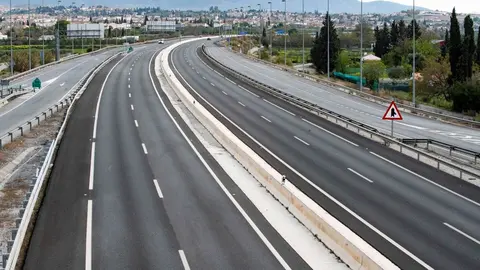 La carretera en la que se produjo el accidente mortal (1)